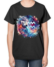 aquarius 90# - aquarius-  Ladies T-Shirt