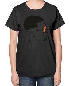beardman 57# - black boys or men-  Ladies T-Shirt