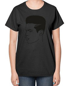 beardman 61# - black boys or men-  Ladies T-Shirt