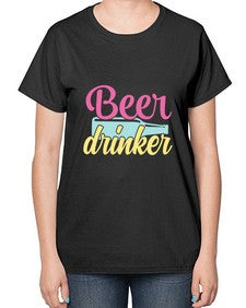 beer drinker 47# - beer-  Ladies T-Shirt