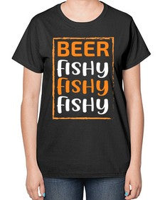 beer fishy fishy fishy 645# - beer-  Ladies T-Shirt