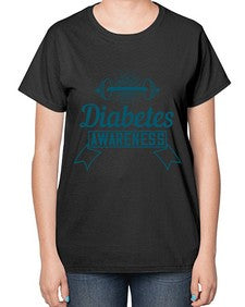 diabetes awareness Style 3# - diabetes-  Ladies T-Shirt