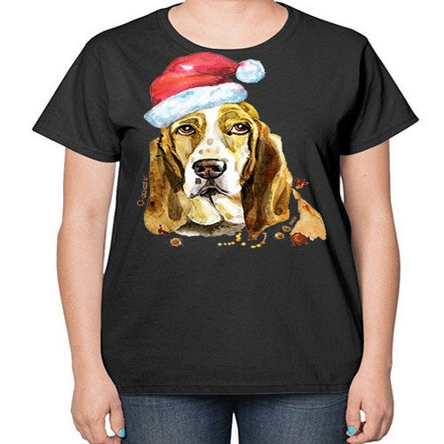 dog hat 108# - dogs-  Ladies T-Shirt