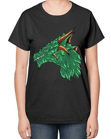 dragon 180# - dragon-  Ladies T-Shirt