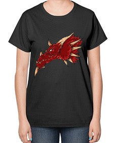 dragon 185# - dragon-  Ladies T-Shirt