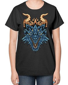 dragon 189# - dragon-  Ladies T-Shirt