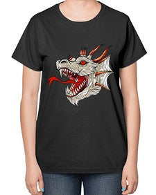 dragon 191# - dragon-  Ladies T-Shirt