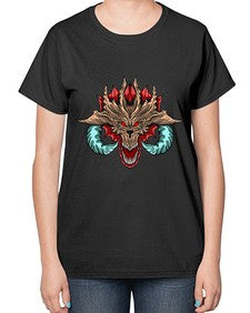 dragon 192# - dragon-  Ladies T-Shirt