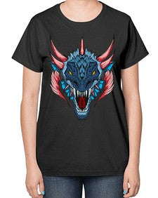 dragon 193# - dragon-  Ladies T-Shirt