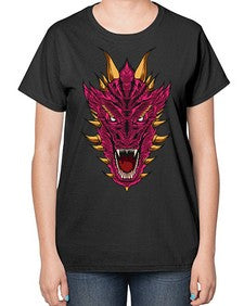 dragon 194# - dragon-  Ladies T-Shirt