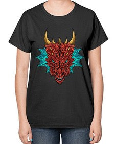 dragon 195# - dragon-  Ladies T-Shirt