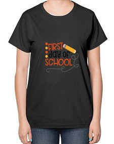 first day of school 113# - first grade-  Ladies T-Shirt