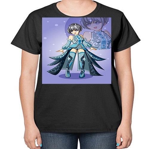 game of beautiful girl140# - anime-  Ladies T-Shirt
