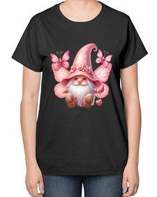 gnome with butterfly 02# - gnome-  Ladies T-Shirt