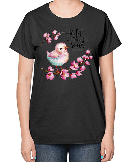 hope anchors the soul 41# - birds-  Ladies T-Shirt