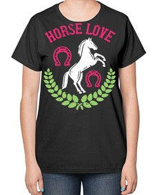 horse love Style 50# - horse-  Ladies T-Shirt