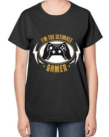 im the ultimate gamer 122# - video games-  Ladies T-Shirt