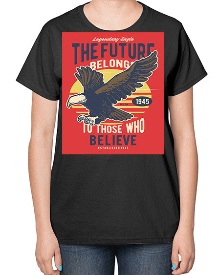 legendary eagle 55# - birds-  Ladies T-Shirt