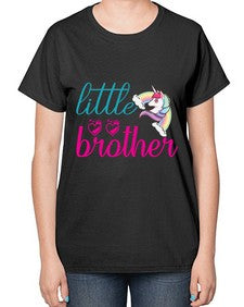 little brother 256# - unicorn-  Ladies T-Shirt