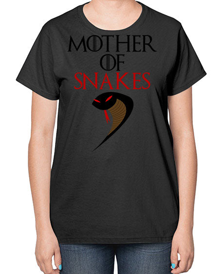 mother of snakes - snake-  Ladies T-Shirt