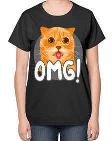 omg 968# - art pop art-  Ladies T-Shirt