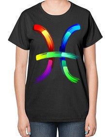pisces 370# - pisces-  Ladies T-Shirt