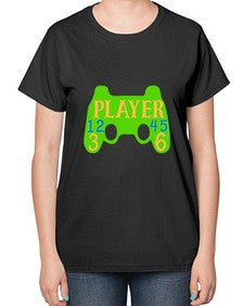 player 38# - video games-  Ladies T-Shirt
