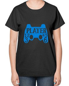 player 39# - video games-  Ladies T-Shirt