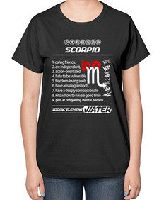 scorpio 456# - scorpio-  Ladies T-Shirt