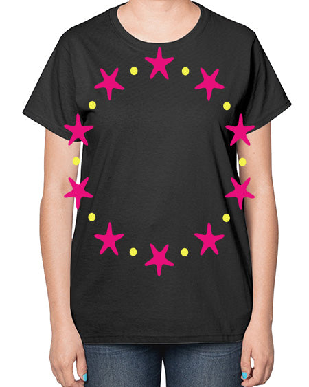 starfish 1# - shark-fish-  Ladies T-Shirt