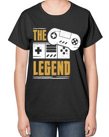the legend 156# - video games-  Ladies T-Shirt