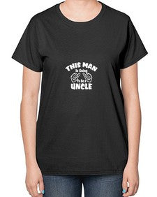 this man is going to be a unclej 638# - uncle-  Ladies T-Shirt