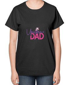 unicorn dad 451# - unicorn-  Ladies T-Shirt