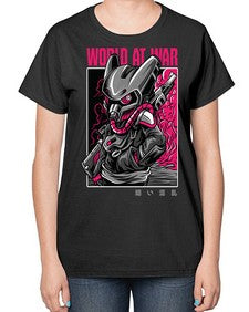 worldatwartshirtdesign 1254# - art pop art-  Ladies T-Shirt