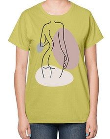 Abstract Shape 195# - art pop art-  Ladies T-Shirt
