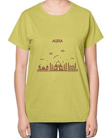 Agra 276# - cities-  Ladies T-Shirt
