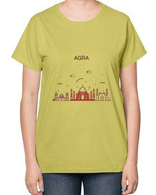 Agra 278# - cities-  Ladies T-Shirt