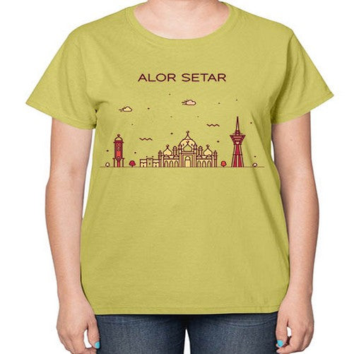 AlorSetar 312# - cities-  Ladies T-Shirt