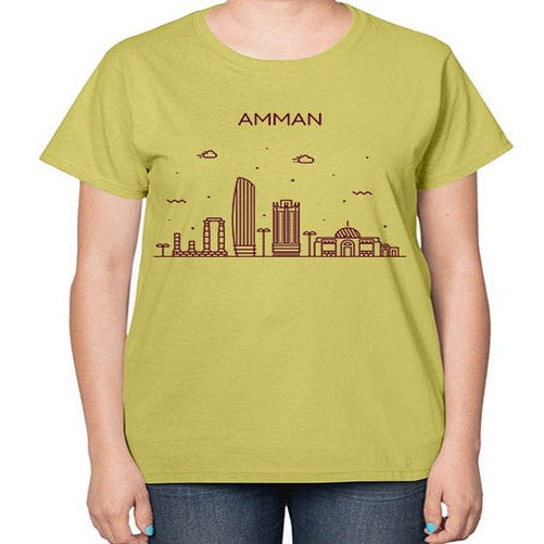 Amman 314# - cities-  Ladies T-Shirt