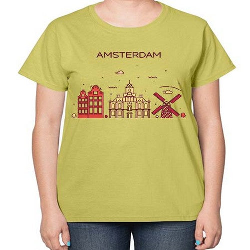 Amsterdam 321# - cities-  Ladies T-Shirt