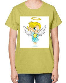 Angel 7# - cartoon general-  Ladies T-Shirt