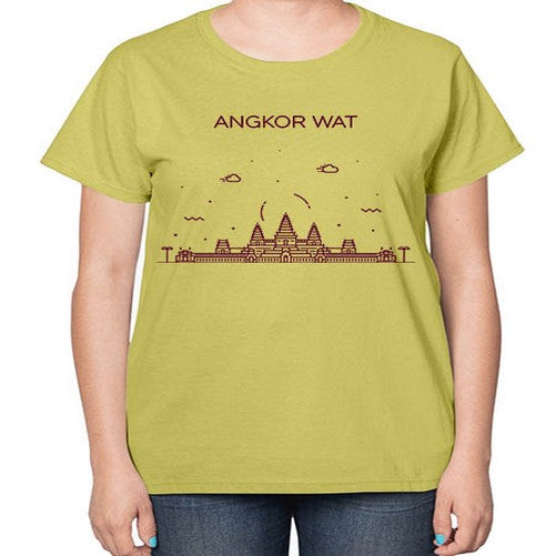 AngkorWat 326# - cities-  Ladies T-Shirt