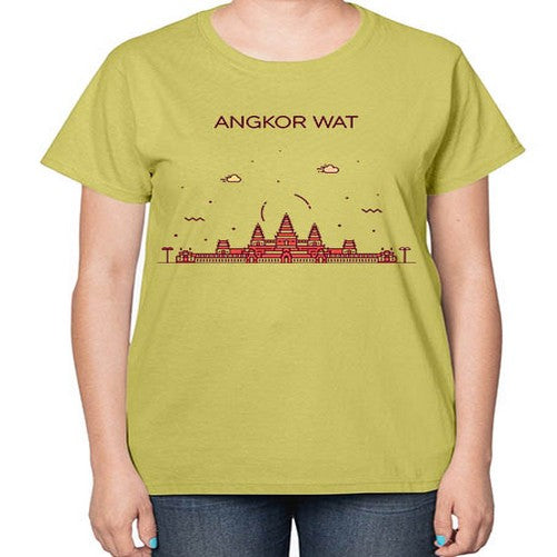 AngkorWat 328# - cities-  Ladies T-Shirt