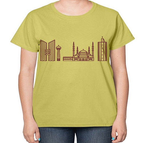 Ankara 331# - cities-  Ladies T-Shirt