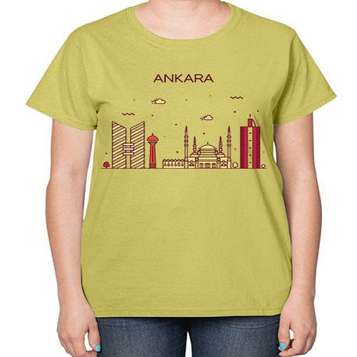 Ankara 332# - cities-  Ladies T-Shirt