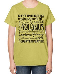 Aquarius 563# - aquarius-  Ladies T-Shirt