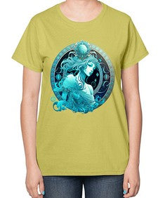 Aquarius 63# - aquarius-  Ladies T-Shirt