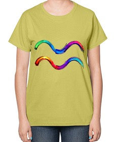 Aquarius 69# - aquarius-  Ladies T-Shirt