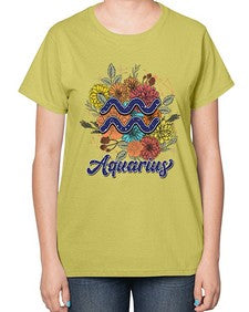 Aquarius 7# - aquarius-  Ladies T-Shirt