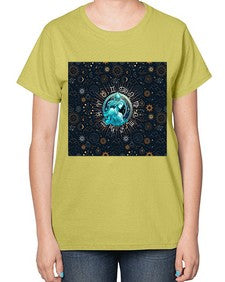Aquarius Straight 66# - aquarius-  Ladies T-Shirt